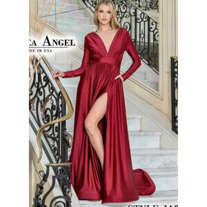 Jessica Angel (Style 796) Cardinal Red XS Gown Prom Dress NWT $475.00 #CB8